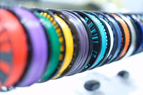 Wide range of 3D filaments for prototyping and production