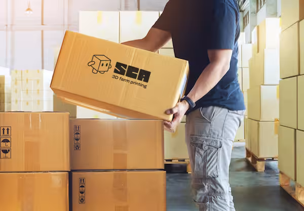 Shipping of 3D Printed Parts